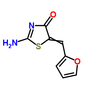 29095-25-8  2-amino-5-(furan-2-ylmethylidene)-1,3-thiazol-4(5H)-one