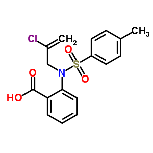 29247-71-0  2-{(2-chloroprop-2-en-1-yl)[(4-methylphenyl)sulfonyl]amino}benzoic acid