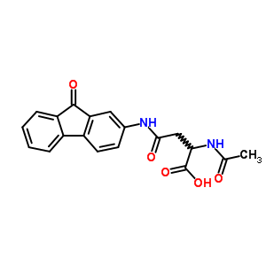 31792-63-9  N~2~-acetyl-N-(9-oxo-9H-fluoren-2-yl)asparagine