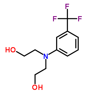 323-79-5  2,2'-{[3-(trifluoromethyl)phenyl]imino}diethanol