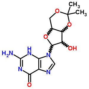 34793-09-4  2-amino-9-[3,5-O-(1-methylethylidene)pentofuranosyl]-3,9-dihydro-6H-purin-6-one
