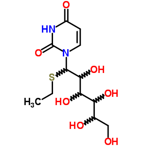 39550-64-6;39550-65-7  1-C-(2,4-dioxo-3,4-dihydropyrimidin-1(2H)-yl)-1-S-ethyl-1-thiohexitol