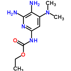 40497-67-4  ethyl [5,6-diamino-4-(dimethylamino)pyridin-2-yl]carbamate