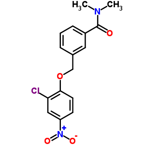 50508-50-4  3-[(2-chloro-4-nitrophenoxy)methyl]-N,N-dimethylbenzamide