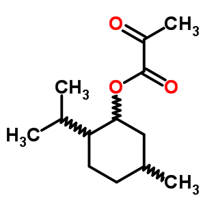 53651-68-6  5-methyl-2-(propan-2-yl)cyclohexyl 2-oxopropanoate 53651-68-6  5-methyl-2-(propan-2-yl)cyclohexyl 2-oxopropanoate