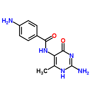 56742-07-5  4-amino-N-(2-amino-6-methyl-4-oxo-1,4-dihydropyrimidin-5-yl)benzamide