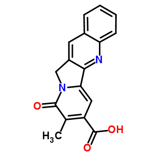 57764-77-9  8-methyl-9-oxo-9,11-dihydroindolizino[1,2-b]quinoline-7-carboxylic acid
