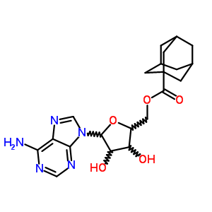 63248-75-9  9-[5-O-(tricyclo[3.3.1.1~3,7~]dec-1-ylcarbonyl)pentofuranosyl]-9H-purin-6-amine