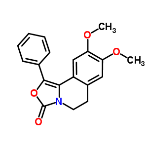 67909-89-1  8,9-dimethoxy-1-phenyl-5,6-dihydro[1,3]oxazolo[4,3-a]isoquinolin-3-one