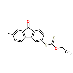 16268-00-1  O-ethyl S-(7-fluoro-9-oxo-9H-fluoren-3-yl) carbonodithioate