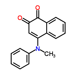 17672-02-5  4-[methyl(phenyl)amino]naphthalene-1,2-dione