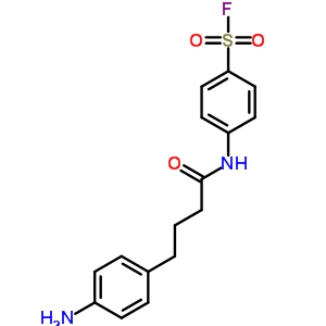 19160-21-5  4-{[4-(4-aminophenyl)butanoyl]amino}benzenesulfonyl fluoride