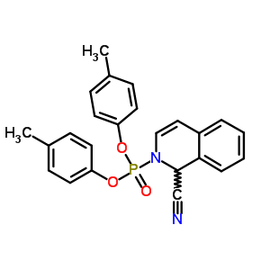 20872-77-9  bis(4-methylphenyl) (1-cyanoisoquinolin-2(1H)-yl)phosphonate