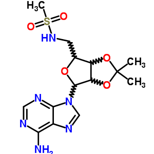 21950-39-0  9-{5-deoxy-2,3-O-(1-methylethylidene)-5-[(methylsulfonyl)amino]pentofuranosyl}-9H-purin-6-amine