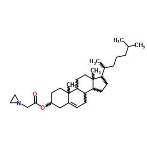 24147-65-7  cholest-5-en-3-yl aziridin-1-ylacetate