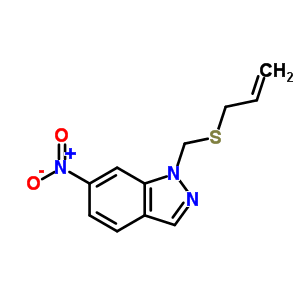 24240-48-0  6-nitro-1-[(prop-2-en-1-ylsulfanyl)methyl]-1H-indazole