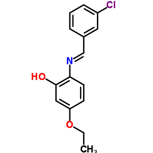 26449-54-7  2-{[(E)-(3-chlorophenyl)methylidene]amino}-5-ethoxyphenol