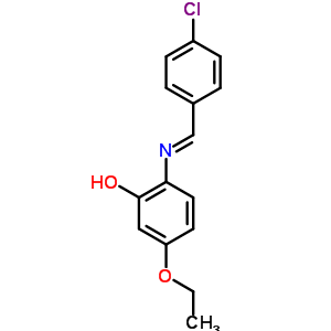 26449-55-8  2-{[(E)-(4-chlorophenyl)methylidene]amino}-5-ethoxyphenol