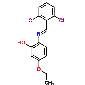 26449-56-9  2-{[(E)-(2,6-dichlorophenyl)methylidene]amino}-5-ethoxyphenol