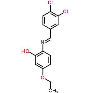 26449-57-0  2-{[(E)-(3,4-dichlorophenyl)methylidene]amino}-5-ethoxyphenol