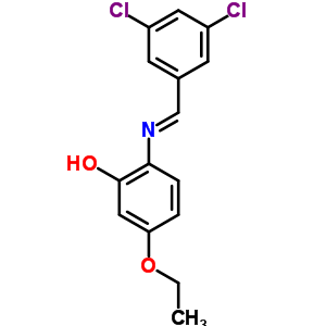 26449-58-1  2-{[(E)-(3,5-dichlorophenyl)methylidene]amino}-5-ethoxyphenol