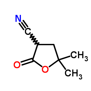 59909-84-1  5,5-dimethyl-2-oxotetrahydrofuran-3-carbonitrile