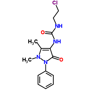 67736-67-8  1-(2-chloroethyl)-3-(1,5-dimethyl-3-oxo-2-phenyl-2,3-dihydro-1H-pyrazol-4-yl)urea