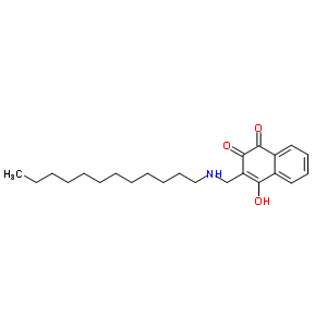 74227-89-7  3-[(dodecylamino)methyl]-4-hydroxynaphthalene-1,2-dione