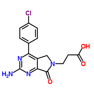 76628-77-8  3-[2-amino-4-(4-chlorophenyl)-7-oxo-5,7-dihydro-6H-pyrrolo[3,4-d]pyrimidin-6-yl]propanoic acid