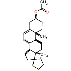 10417-80-8  10,13-dimethyl-1,2,3,4,7,8,9,10,11,12,13,14,15,16-tetradecahydrospiro[cyclopenta[a]phenanthrene-17,2'-[1,3]dithiolan]-3-yl acetate