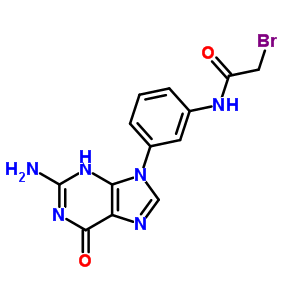 15422-02-3  N-[3-(2-amino-6-oxo-3,6-dihydro-9H-purin-9-yl)phenyl]-2-bromoacetamide