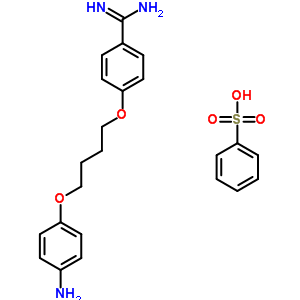 18167-24-3  4-[4-(4-aminophenoxy)butoxy]benzenecarboximidamide benzenesulfonate (1:1)