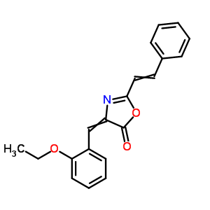 19508-22-6  4-(2-ethoxybenzylidene)-2-(2-phenylethenyl)-1,3-oxazol-5(4H)-one