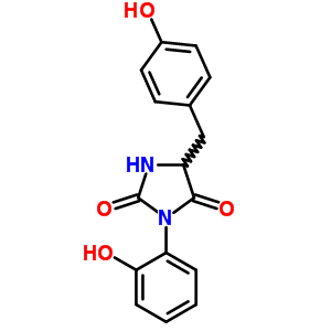 20852-40-8  5-(4-hydroxybenzyl)-3-(2-hydroxyphenyl)imidazolidine-2,4-dione