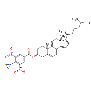 24147-54-4  cholest-5-en-3-yl 4-(aziridin-1-yl)-3,5-dinitrobenzoate