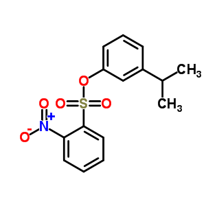 25238-25-9  3-(propan-2-yl)phenyl 2-nitrobenzenesulfonate