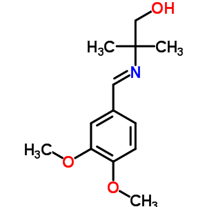 25458-18-8  2-{[(E)-(3,4-dimethoxyphenyl)methylidene]amino}-2-methylpropan-1-ol