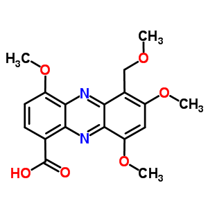 26786-89-0  4,7,9-trimethoxy-6-(methoxymethyl)phenazine-1-carboxylic acid