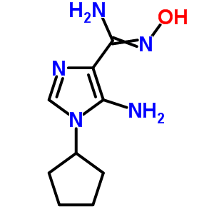 35966-98-4  5-amino-1-cyclopentyl-N'-hydroxy-1H-imidazole-4-carboximidamide