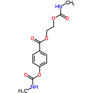 38491-34-8  2-[(methylcarbamoyl)oxy]ethyl 4-[(methylcarbamoyl)oxy]benzoate