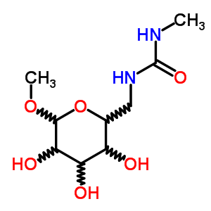 41110-58-1  methyl 6-deoxy-6-[(methylcarbamoyl)amino]hexopyranoside