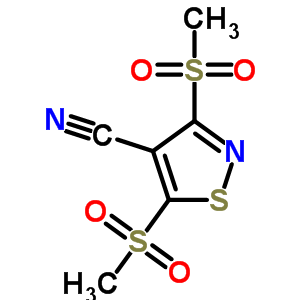 4886-22-0  3,5-bis(methylsulfonyl)-1,2-thiazole-4-carbonitrile