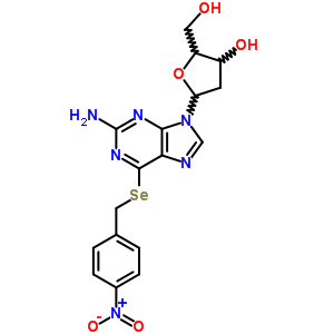 52192-40-2  9-(2-deoxypentofuranosyl)-6-[(4-nitrobenzyl)selanyl]-9H-purin-2-amine
