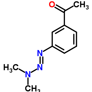 52416-17-8  1-{3-[(1E)-3,3-dimethyltriaz-1-en-1-yl]phenyl}ethanone