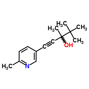 52535-37-2  3,4,4-trimethyl-1-(6-methylpyridin-3-yl)pent-1-yn-3-ol