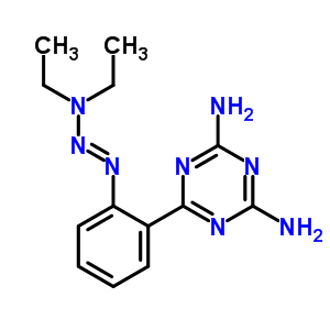 52745-15-0  6-{2-[(1E)-3,3-diethyltriaz-1-en-1-yl]phenyl}-1,3,5-triazine-2,4-diamine