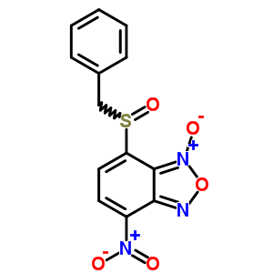 53619-51-5  7-(benzylsulfinyl)-4-nitro-2,1,3-benzoxadiazole 1-oxide