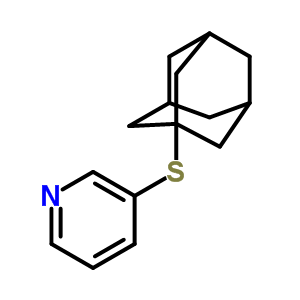 54476-12-9  3-(tricyclo[3.3.1.1~3,7~]dec-1-ylsulfanyl)pyridine