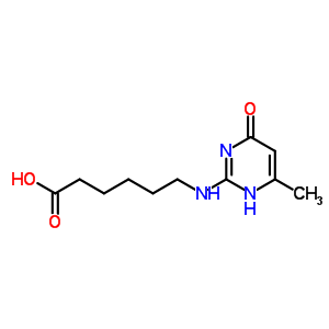 55684-44-1  6-[(6-methyl-4-oxo-1,4-dihydropyrimidin-2-yl)amino]hexanoic acid