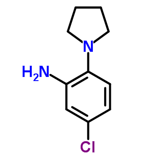 59504-29-9  5-chloro-2-(pyrrolidin-1-yl)aniline 59504-29-9  5-chloro-2-(pyrrolidin-1-yl)aniline